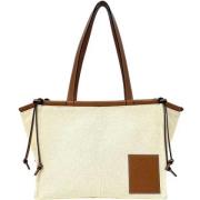 Pre-owned Fabric totes Loewe Pre-owned , White , Dames