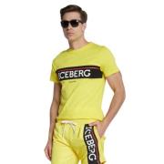 T-shirt Ice2Mts01 Iceberg , Yellow , Heren