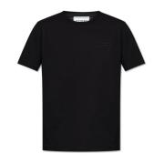 T-shirt met logo Iceberg , Black , Heren