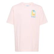 Roze T-shirts en Polos met Logo Casablanca , Pink , Heren