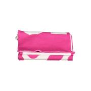 Rosa Katoenen Sjaal met Contrastdetails Guess , Pink , Dames