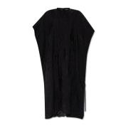 Gecrusht-effect jurk Balenciaga , Black , Dames