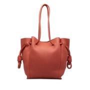 Pre-owned Leather totes Loewe Pre-owned , Pink , Dames