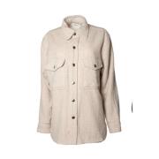 Pre-owned Wool outerwear Isabel Marant Pre-owned , Beige , Dames