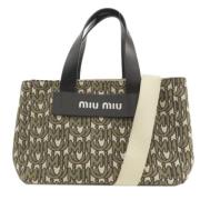 Pre-owned Fabric handbags Miu Miu Pre-owned , Green , Dames