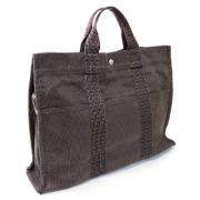 Pre-owned Fabric handbags Hermès Vintage , Brown , Dames