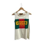 Pre-owned Cotton tops Gucci Vintage , Beige , Dames