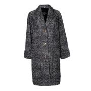 Pre-owned Wool outerwear Chanel Vintage , Black , Dames