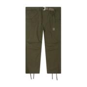 Khaki Cargo Broek met Trekkoord Enkel Sacai , Green , Heren