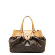 Pre-owned Fabric louis-vuitton-bags Louis Vuitton Vintage , Brown , Da...