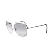 Pre-owned Metal sunglasses Chanel Vintage , Gray , Dames