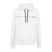 Stijlvolle Hoodie voor Mannen Moncler , White , Heren