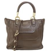 Pre-owned Fabric totes Bally Pre-owned , Brown , Dames