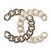 Pre-owned Metal chanel-jewelry Chanel Vintage , Yellow , Dames