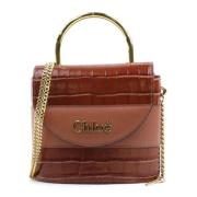 Pre-owned Fabric crossbody-bags Chloé Pre-owned , Brown , Dames