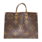 Pre-owned Fabric louis-vuitton-bags Louis Vuitton Vintage , Brown , Da...