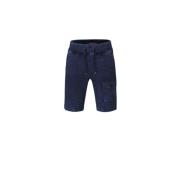 Indigo-Dyed Cotton Bermuda Shorts Moorer , Blue , Heren