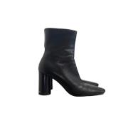 Pre-owned Leather boots Balenciaga Vintage , Black , Dames