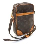 Pre-owned Canvas shoulder-bags Louis Vuitton Vintage , Brown , Dames