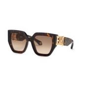 Bruin Gradient Zonnebril Roberto Cavalli , Brown , Dames