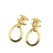 Pre-owned Metal chanel-jewelry Chanel Vintage , Yellow , Dames