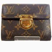 Pre-owned Canvas wallets Louis Vuitton Vintage , Brown , Dames