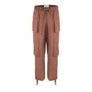 Cargo Elastische Taille Broek Roest Bonsai , Brown , Heren