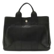 Pre-owned Fabric totes Hermès Vintage , Black , Dames