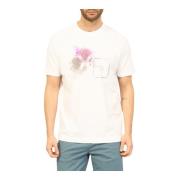 Heren Casual T-Shirt John Richmond , White , Heren