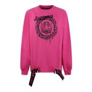 Dames Ronde Druppel Sweater Just Cavalli , Pink , Dames