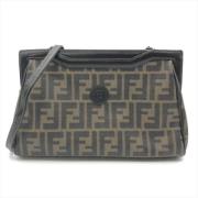 Pre-owned Canvas fendi-bags Fendi Vintage , Green , Dames