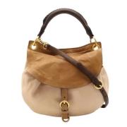 Pre-owned Fabric handbags Miu Miu Pre-owned , Brown , Dames