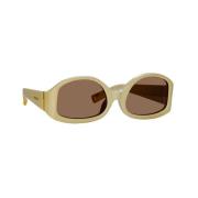 Jac15 C3 SUN Sunglasses Jacquemus , Beige , Dames