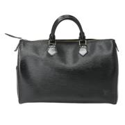 Pre-owned Leather louis-vuitton-bags Louis Vuitton Vintage , Black , D...