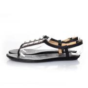 Pre-owned Leather sandals Balenciaga Vintage , Black , Dames