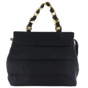 Pre-owned Fabric handbags Salvatore Ferragamo Pre-owned , Black , Dame...