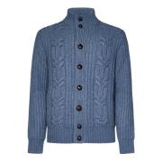 Heldere Blauwe Jas Aw24 Malo , Blue , Heren