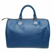 Pre-owned Fabric louis-vuitton-bags Louis Vuitton Vintage , Blue , Dam...