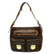 Pre-owned Canvas shoulder-bags Louis Vuitton Vintage , Brown , Dames