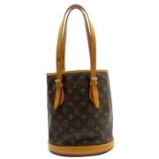 Pre-owned Canvas shoulder-bags Louis Vuitton Vintage , Brown , Dames