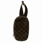 Pre-owned Canvas shoulder-bags Louis Vuitton Vintage , Brown , Dames