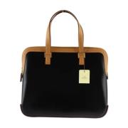 Pre-owned Fabric handbags Hermès Vintage , Black , Dames