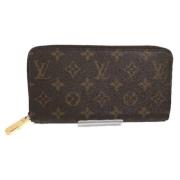 Pre-owned Canvas wallets Louis Vuitton Vintage , Brown , Dames