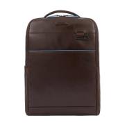 Donkerbruine Laptop en iPad Rugzak Piquadro , Brown , Heren