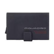 Metalen Rfid Creditcardhouder Piquadro , Gray , Heren