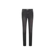 Geborduurde Hart Skinny Broek Split Fabienne Chapot , Black , Dames