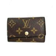 Pre-owned Canvas key-holders Louis Vuitton Vintage , Brown , Dames