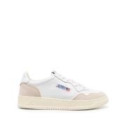 Vintage-geïnspireerde lage suède sneaker Autry , White , Dames