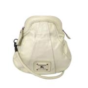 Pre-owned Fabric shoulder-bags Burberry Vintage , Beige , Dames