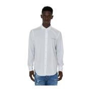 Wit Logo Contrast Voor Shirt John Richmond , White , Heren